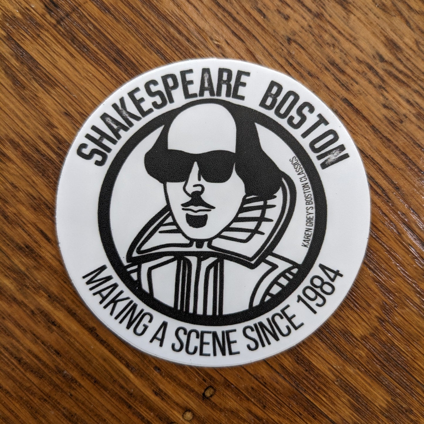 Shakespeare Boston Sticker