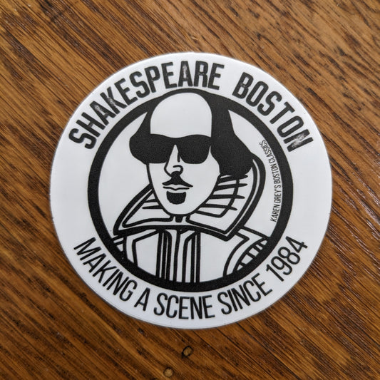 Shakespeare Boston Sticker