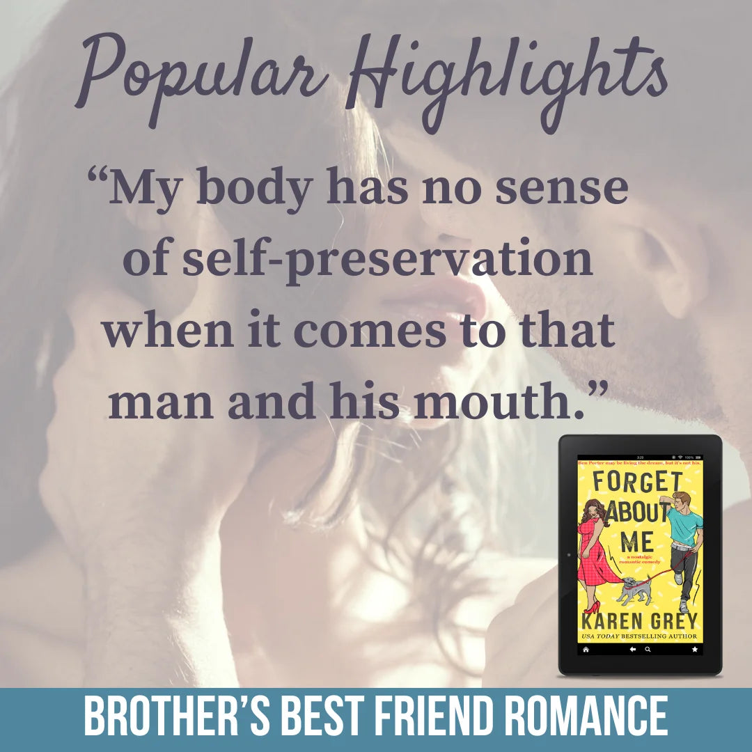 Forget About Me signed paperback