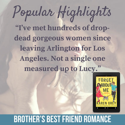 Forget About Me signed paperback